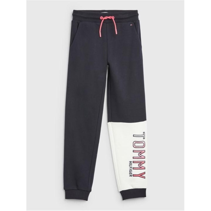 Colorblock Tommy Joggingbuks Desert Sky 0gy Tommy Hilfiger Danmark