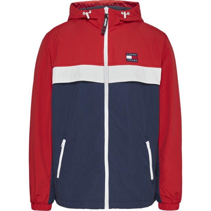 Chicago Colorblock Windbreaker Twilight C87 Tommy Hilfiger Danmark