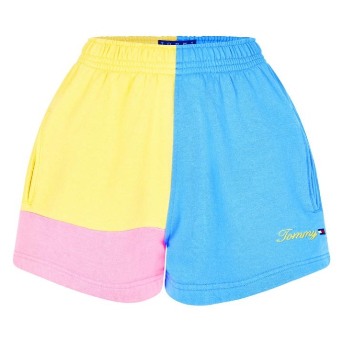 Colourblock Shorts Aqua C4p Tommy Hilfiger Danmark