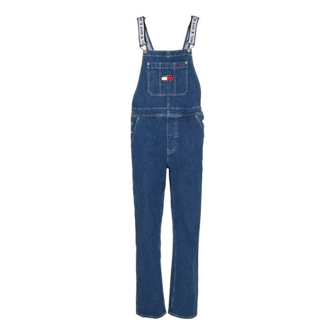 Denim Dungaree Cf8021 Dk Denim 1a5 Tommy Hilfiger Danmark