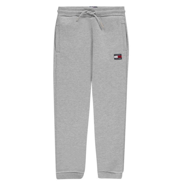 Flag Joggingbukser Lysegrå Tommy Hilfiger Danmark