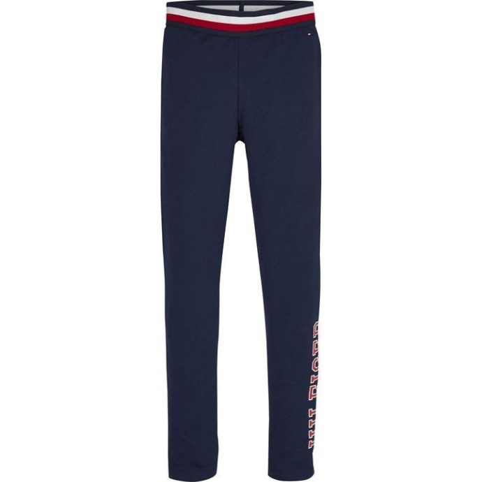 Piger Leggings Marineblå Tommy Hilfiger Danmark