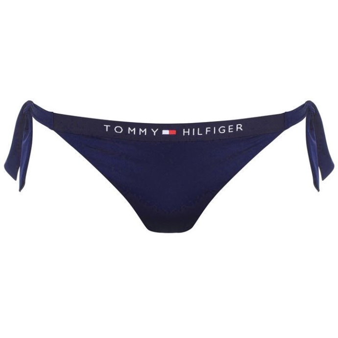 Logo Frække Bikinitrusser Tommy Hilfiger Danmark Pitch Blue Cun