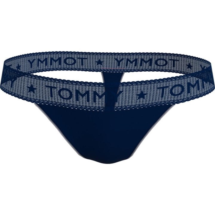 Logo Jacquard Thong Tommy Hilfiger Danmark Blå