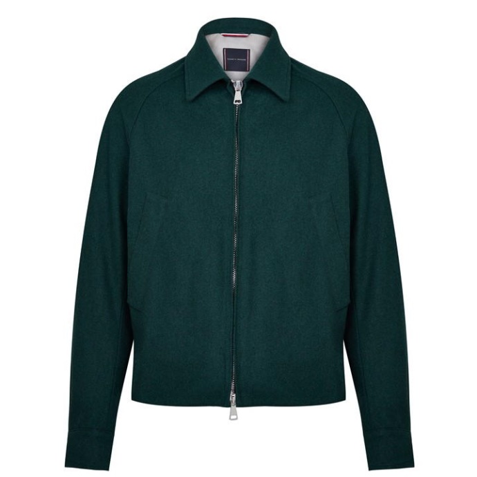 Militær Bomberjakke Tommy Hilfiger Danmark Grøn