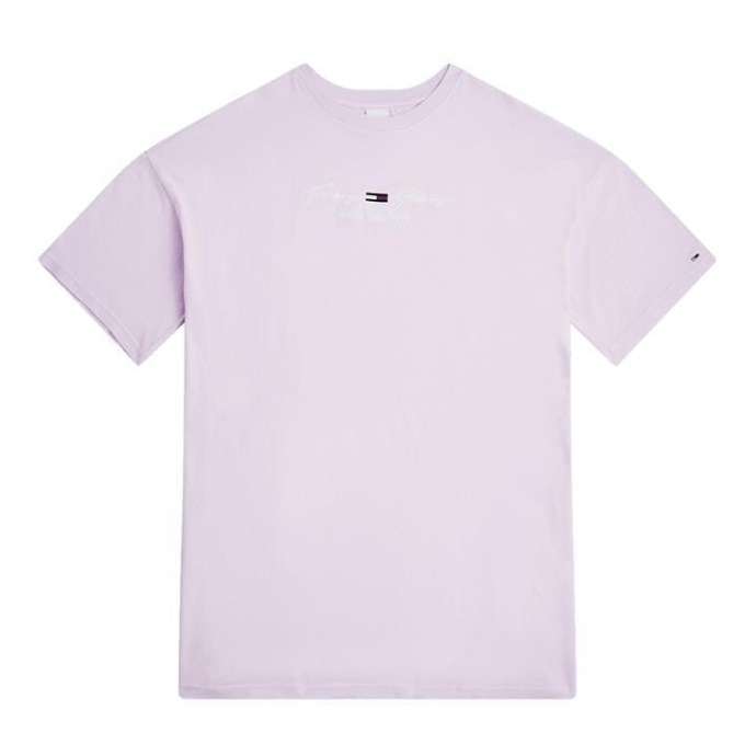 Pastel T-shirt Tommy Hilfiger Danmark Romantisk Pink