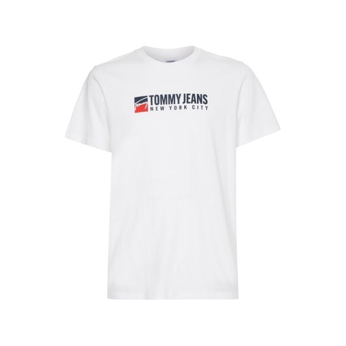 Tj Atletisk T-shirt Sn23 Hvid Tommy Hilfiger Danmark