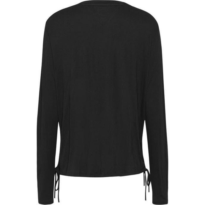 Tj Almindelig Sid Top Tommy Hilfiger Danmark Bds Sort