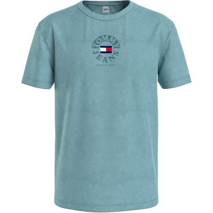 Tidløs Cirkel T-shirt Tommy Hilfiger Danmark Crest Cte