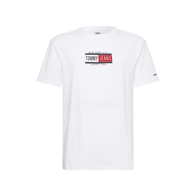 Tidløs Tom T Shirt Ybr Hvid Tommy Hilfiger Danmark