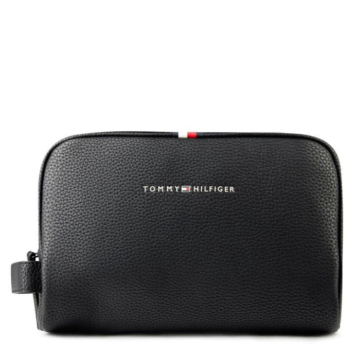 Tommy Hilfiger Danmark Sort Bds Essential Pu Vasketaske