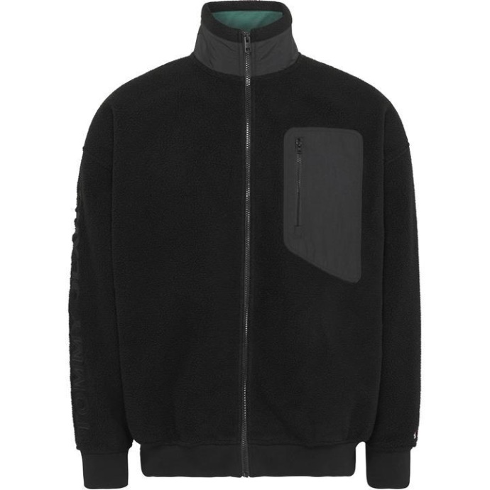 Tommy Hilfiger Danmark Sort Bds Polar Lynlås Fleece