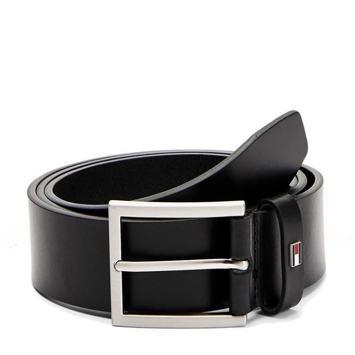Tommy Hilfiger Danmark Sort Hampton 4.0 Bælte