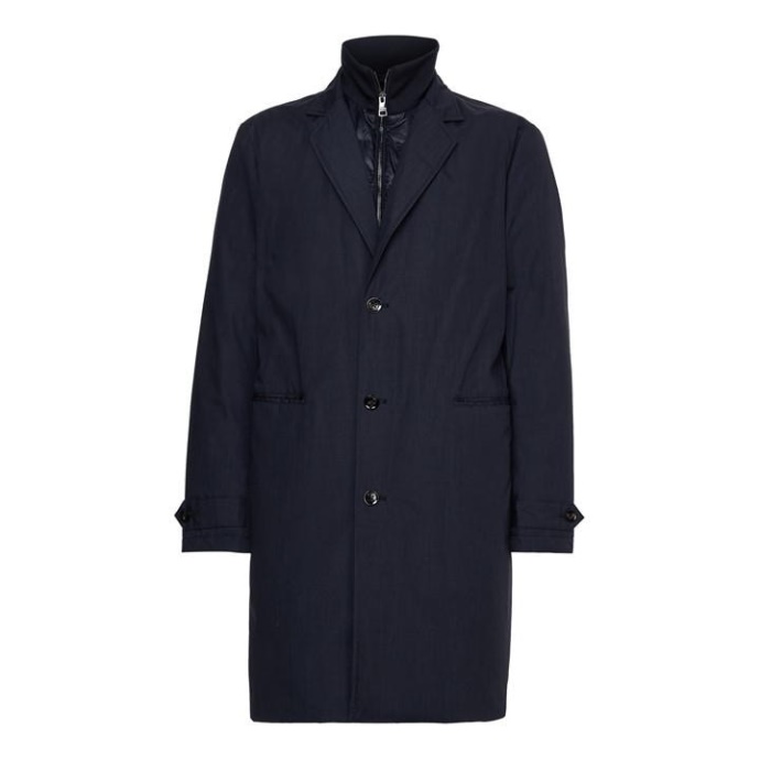 Tommy Hilfiger Danmark Grå Uldmix Frakke