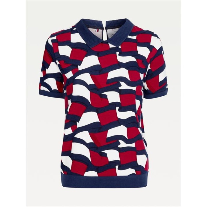 Tommy Hilfiger Danmark Motion Flag 0g3 Motion Flag Top