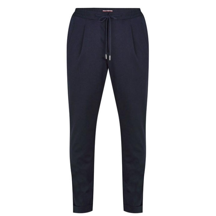 Tommy Hilfiger Danmark Marineblå Jersey Jakkesætsbukser