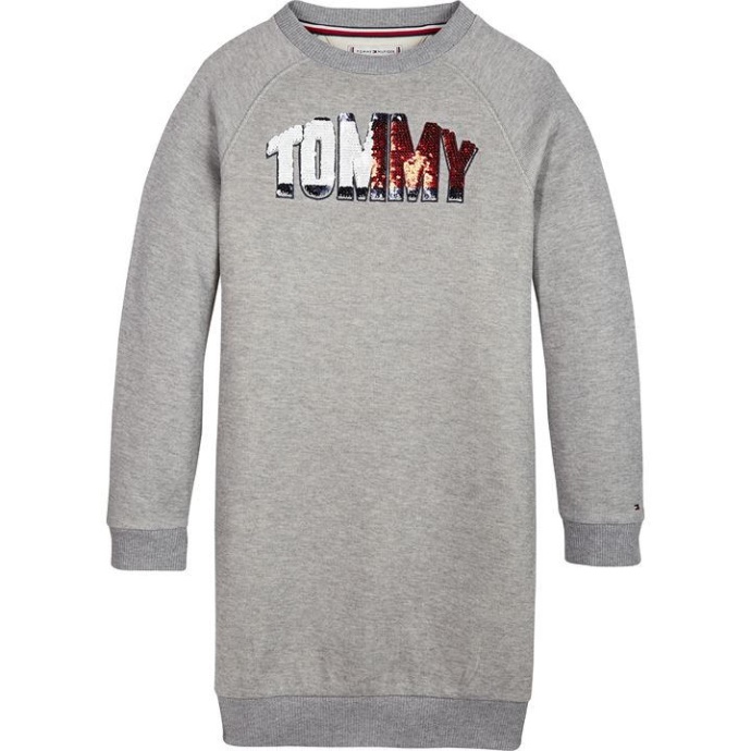 Tommy Hilfiger Danmark P6u Midgreyhtr Junior Amerikansk Logo Sweater Kjole
