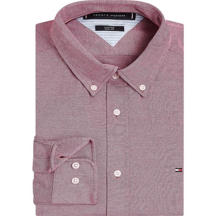 Tommy Hilfiger Danmark Rouge Xjs 1985 Strik Solid Sf Skjorte