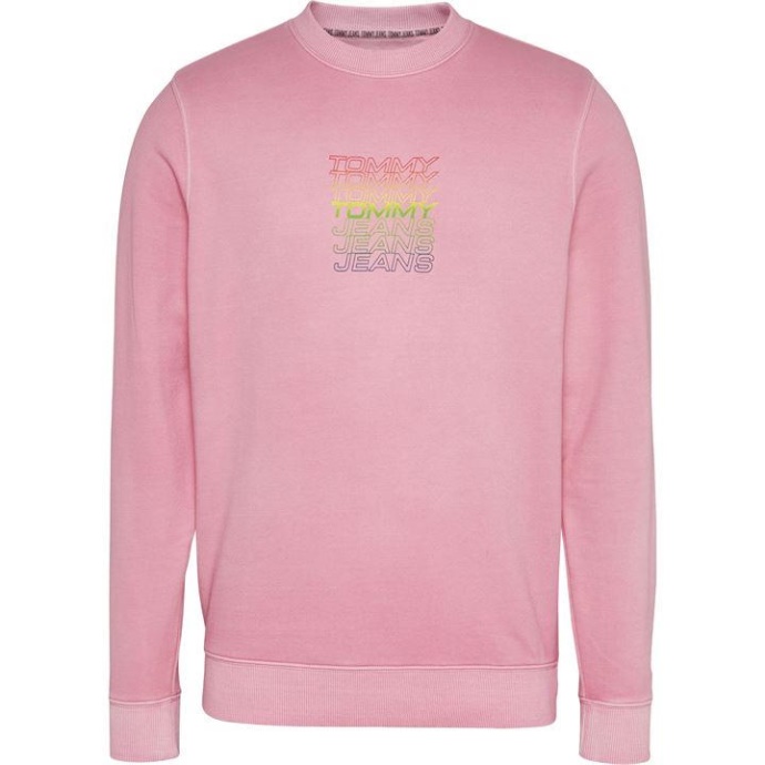 Tommy Hilfiger Danmark Tib Rosepink Light Crew Sweatshirt