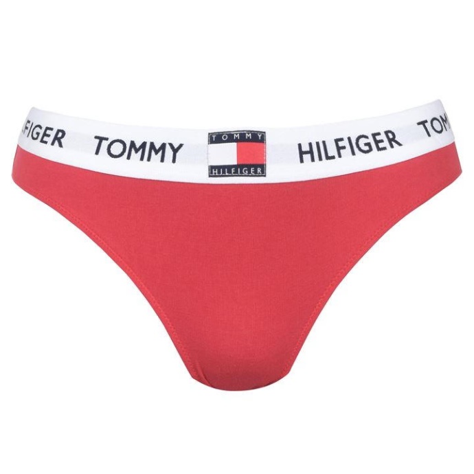 Tommy Hilfiger Danmark Tango Rød Xcn 85 Bikini Trusser I Bomuld