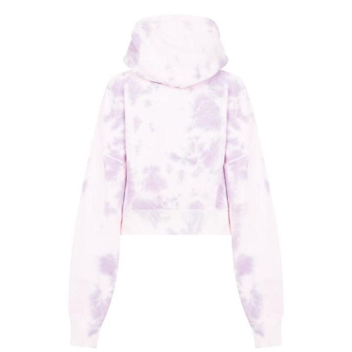 Tommy Hilfiger Danmark Tie Dye Hættetrøje Dame Tommy Hilfiger Danmark Pink