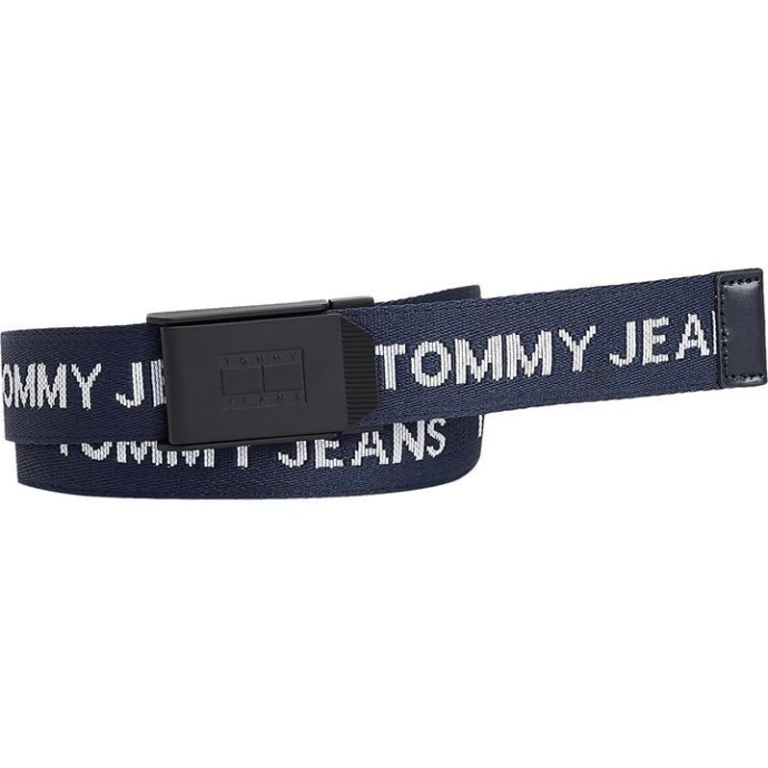 Tommy Jeans Vendbart Webbing Bælte Herre Twilight C87 Tommy Hilfiger Danmark