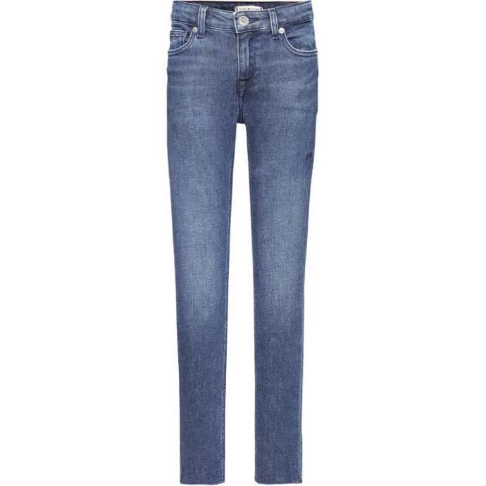 Tommy Nora Skinny Jg22 Hamp Mørk 1bk Tommy Hilfiger Danmark